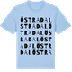 Blue Soul t-shirt med Östra dal ordlek t-shirt