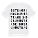 Östra Grinderum ordlek t-shirt