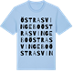 Blue Soul t-shirt med Östra Svingebo ordlek t-shirt