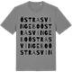 Mid Heather Gray t-shirt med Östra Svingebo ordlek t-shirt