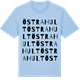 Blue Soul t-shirt med Östrahult ordlek t-shirt
