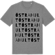 Mid Heather Gray t-shirt med Östrahult ordlek t-shirt