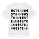 White t-shirt med Östramo ordlek t-shirt