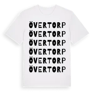 Övertorp ordlek t-shirt – ekologisk bomull t-shirt från Pinshirt