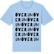 Blue Soul t-shirt med Överum ordlek t-shirt