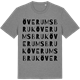 Mid Heather Gray t-shirt med Överums bruk ordlek t-shirt