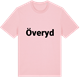 Pink Cotton t-shirt med Överyd fetstil t-shirt
