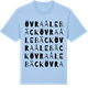 Blue Soul t-shirt med Övra Ålebäck ordlek t-shirt