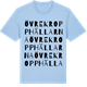 Blue Soul t-shirt med Övre Kropphällarna ordlek t-shirt