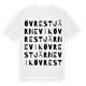 Övre Stjärnevik ordlek t-shirt