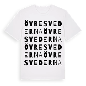 Övre Svederna ordlek t-shirt – ekologisk bomull t-shirt från Pinshirt