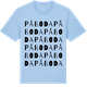 Blue Soul t-shirt med Påboda ordlek t-shirt