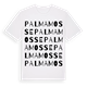 Palma mosse ordlek t-shirt