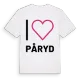 Jag älskar Påryd t-shirt stort tryck