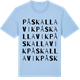 Blue Soul t-shirt med Påskallavik ordlek t-shirt