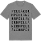 Mid Heather Gray t-shirt med Pellåkern ordlek t-shirt
