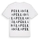 Pellamåla ordlek t-shirt
