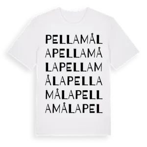 Pellamåla ordlek t-shirt – ekologisk bomull t-shirt från Pinshirt