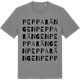 Mid Heather Gray t-shirt med Pepparängen ordlek t-shirt