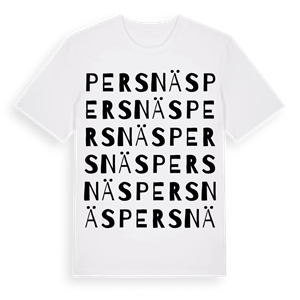 Persnäs ordlek t-shirt – ekologisk bomull t-shirt från Pinshirt