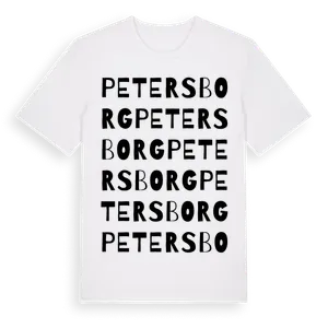 Petersborg ordlek t-shirt – ekologisk bomull t-shirt från Pinshirt