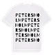 Petersholm ordlek t-shirt