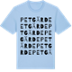 Blue Soul t-shirt med Petgärde ordlek t-shirt
