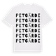 Petgärde ordlek t-shirt