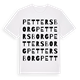 Pettersborg ordlek t-shirt