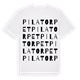 Pilatorpet ordlek t-shirt