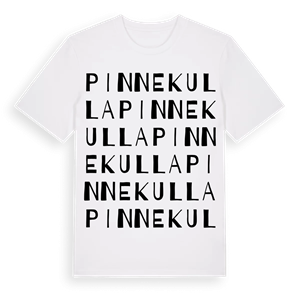 Pinnekulla ordlek t-shirt – ekologisk bomull t-shirt från Pinshirt