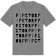 Mid Heather Gray t-shirt med Pipetorp ordlek t-shirt