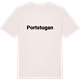 Vintage White t-shirt med Portstugan fetstil t-shirt