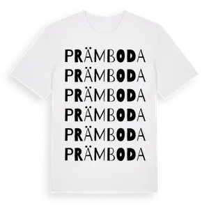 Prämboda ordlek t-shirt – ekologisk bomull t-shirt från Pinshirt