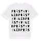 Prästaviken ordlek t-shirt