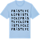 Blue Soul t-shirt med Prästlycke ordlek t-shirt