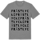 Mid Heather Gray t-shirt med Prästlycke ordlek t-shirt