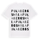 Pukabergsmåla ordlek t-shirt