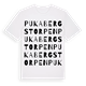 Pukabergstorpen ordlek t-shirt