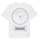 White t-shirt med Pukeberg t-shirt