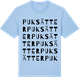 Blue Soul t-shirt med Puksätter ordlek t-shirt