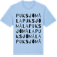 Blue Soul t-shirt med Puksjömåla ordlek t-shirt
