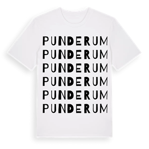 Punderum ordlek t-shirt – ekologisk bomull t-shirt från Pinshirt