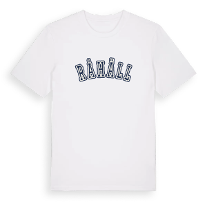 Råhäll college t-shirt – ekologisk bomull t-shirt från Pinshirt