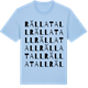 Blue Soul t-shirt med Rälla tall ordlek t-shirt
