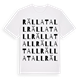 Rälla tall ordlek t-shirt