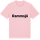 Pink Cotton t-shirt med Rammsjö fetstil t-shirt