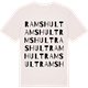 Vintage White t-shirt med Ramshult ordlek t-shirt