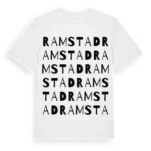Ramstad ordlek t-shirt – ekologisk bomull t-shirt från Pinshirt