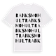 Ranksmohult ordlek t-shirt